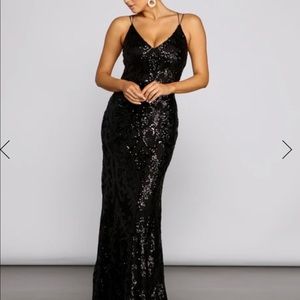 NWT Formal Open Back Dress